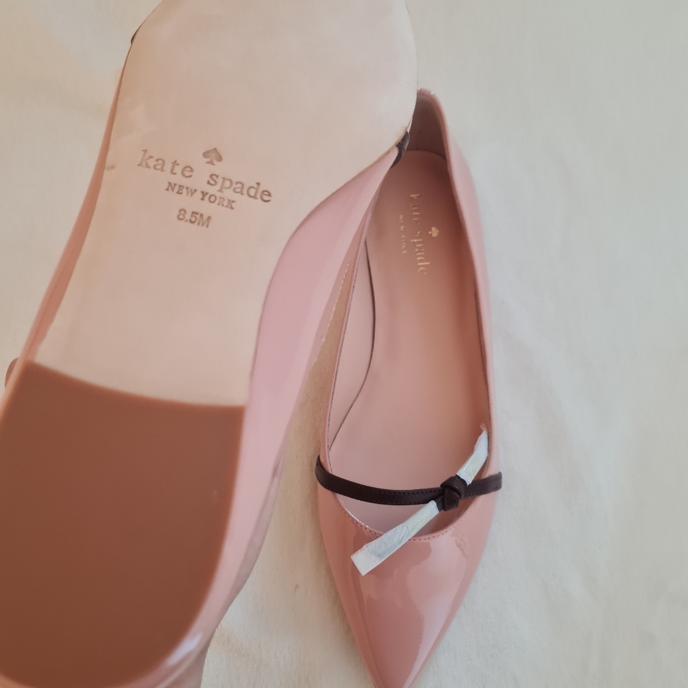 NEW Kate spade DELILAH FLATS IN CONCH💕 - Picture 8 of 11